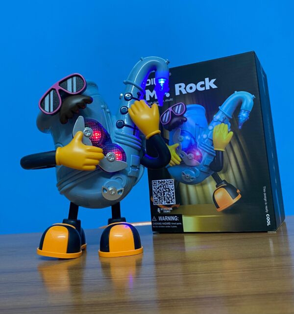 Electric Dancing Mr. Rock Music Light Swing Toy